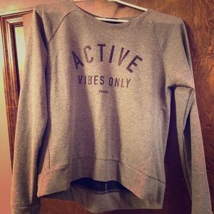 Reebok crop style sweatshirt